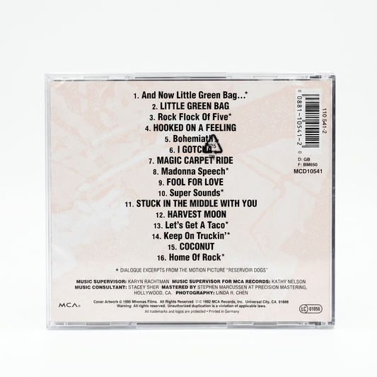 CD Perros de la Calle - Soundtrack