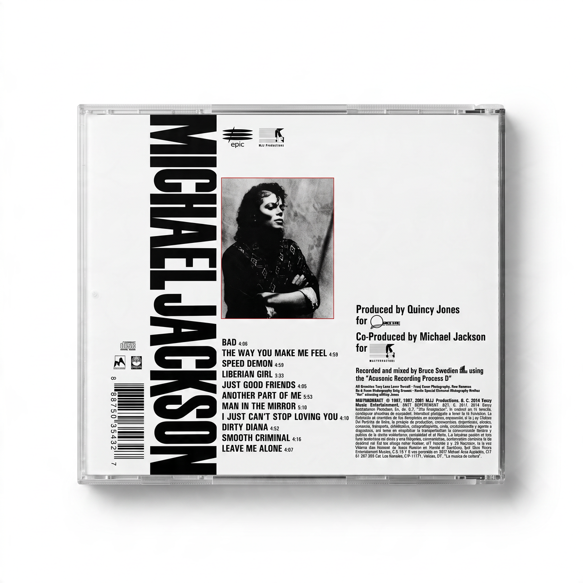 CD Michael Jackson - Bad