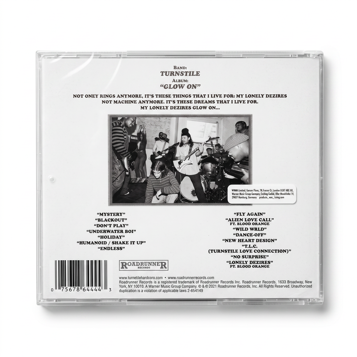 CD Turnstile - Glow On