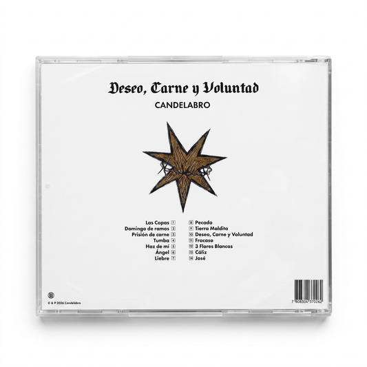 CD Candelabro - Deseo, Carne y Voluntad