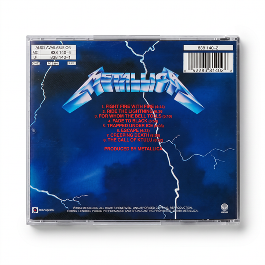 CD Metallica - Ride the Lightning