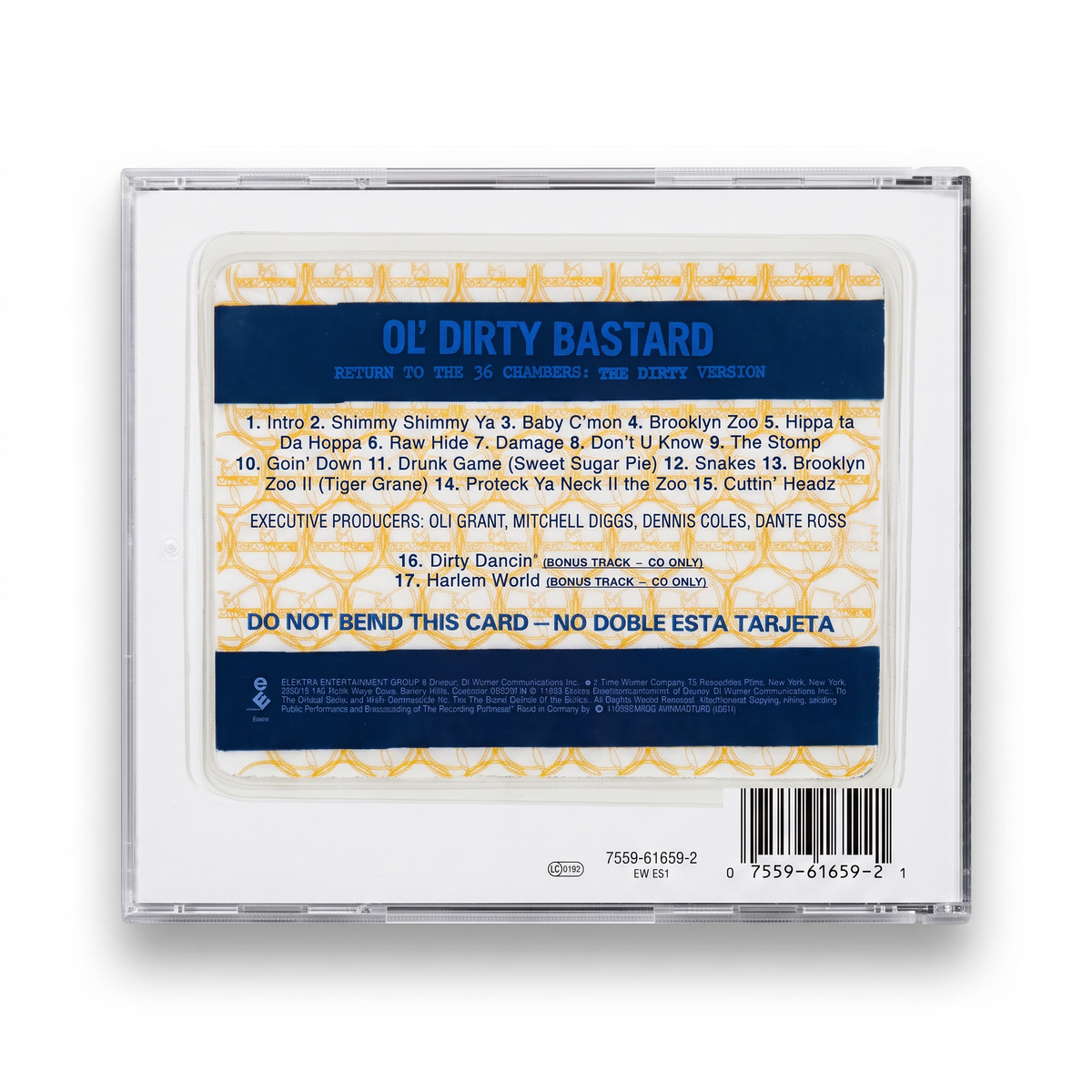 CD Ol' Dirty Bastard - Return to the 36 Chambers: The Dirty Version