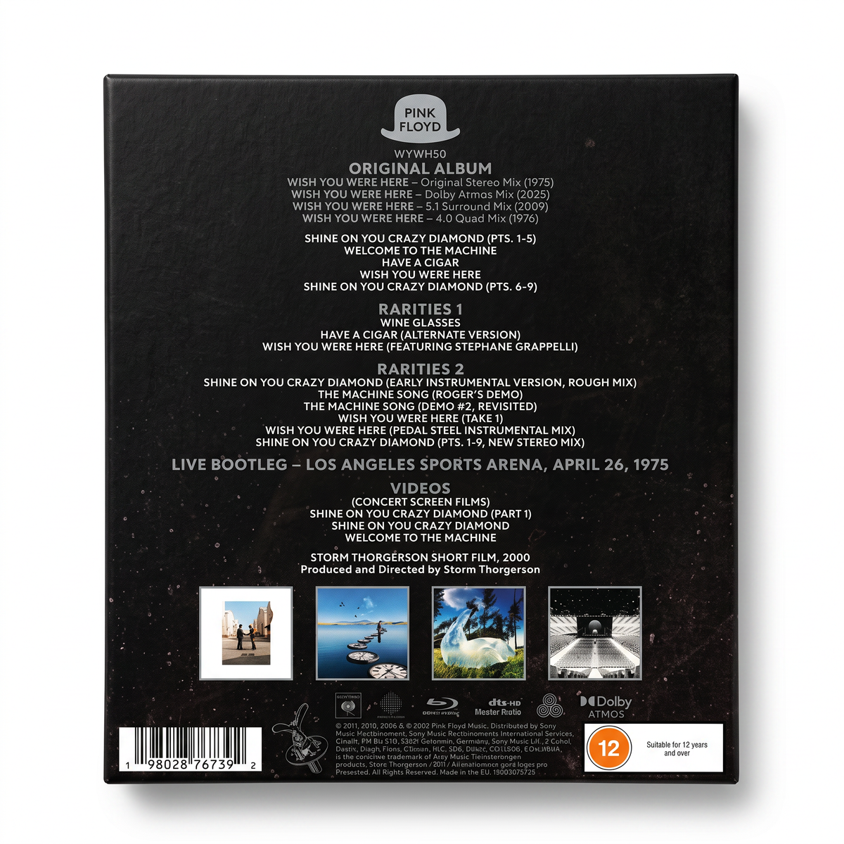 Blu-Ray Pink Floyd - Wish You Were Here 50th Anniversary