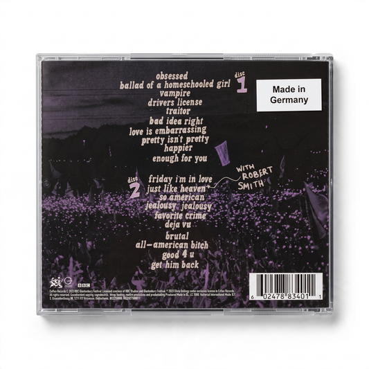 CD Olivia Rodrigo - Live From Glastonbury 2CDs