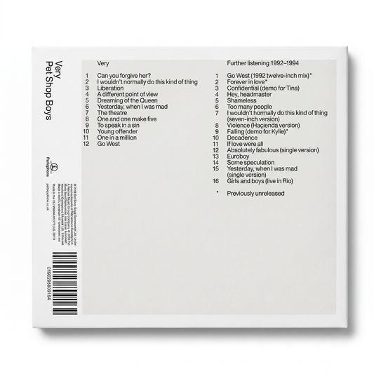 CD Pet Shop Boys - Very