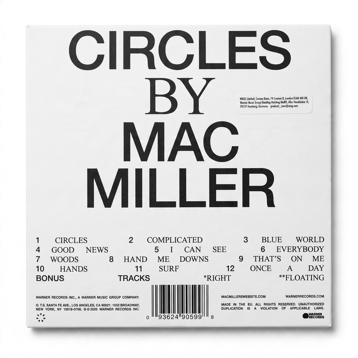 CD Mac Miller - Circles