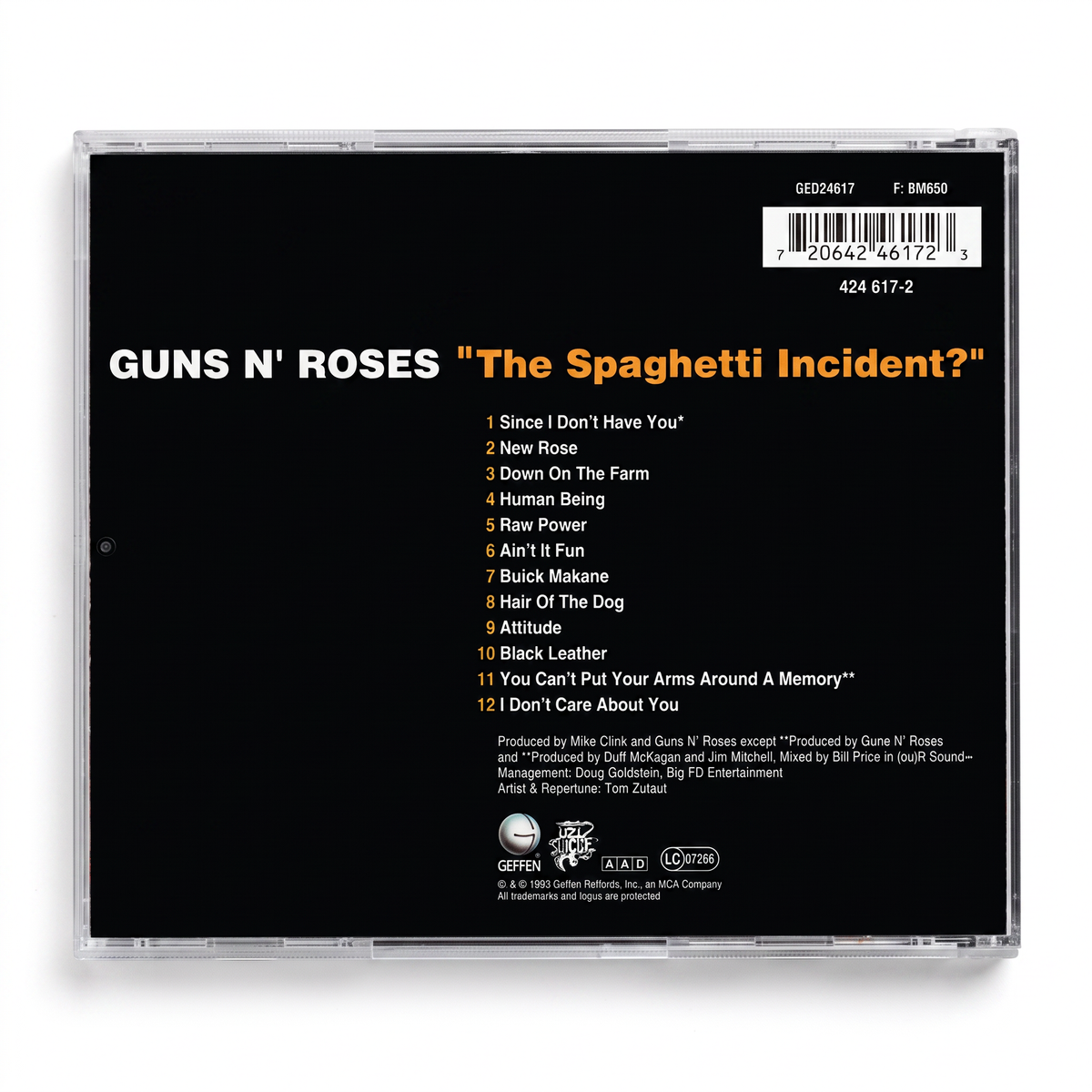 CD Guns N' Roses - The Spaghetti Incident?