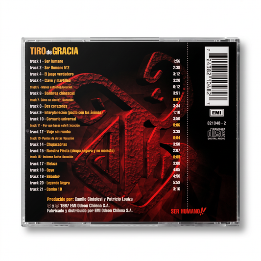 CD Tiro de Gracia - Ser Humano!!