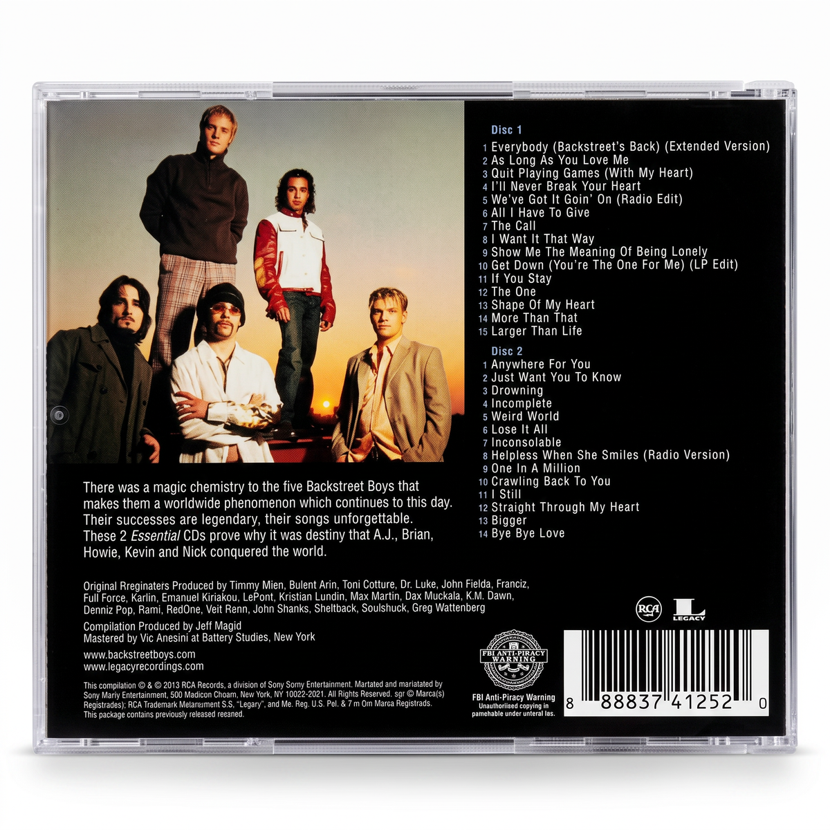 CD Backstreet Boys - The Essential Backstreet Boys