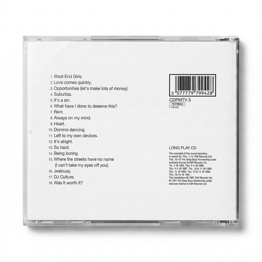 CD Pet Shop Boys - Discography: The Complete Singles Collection