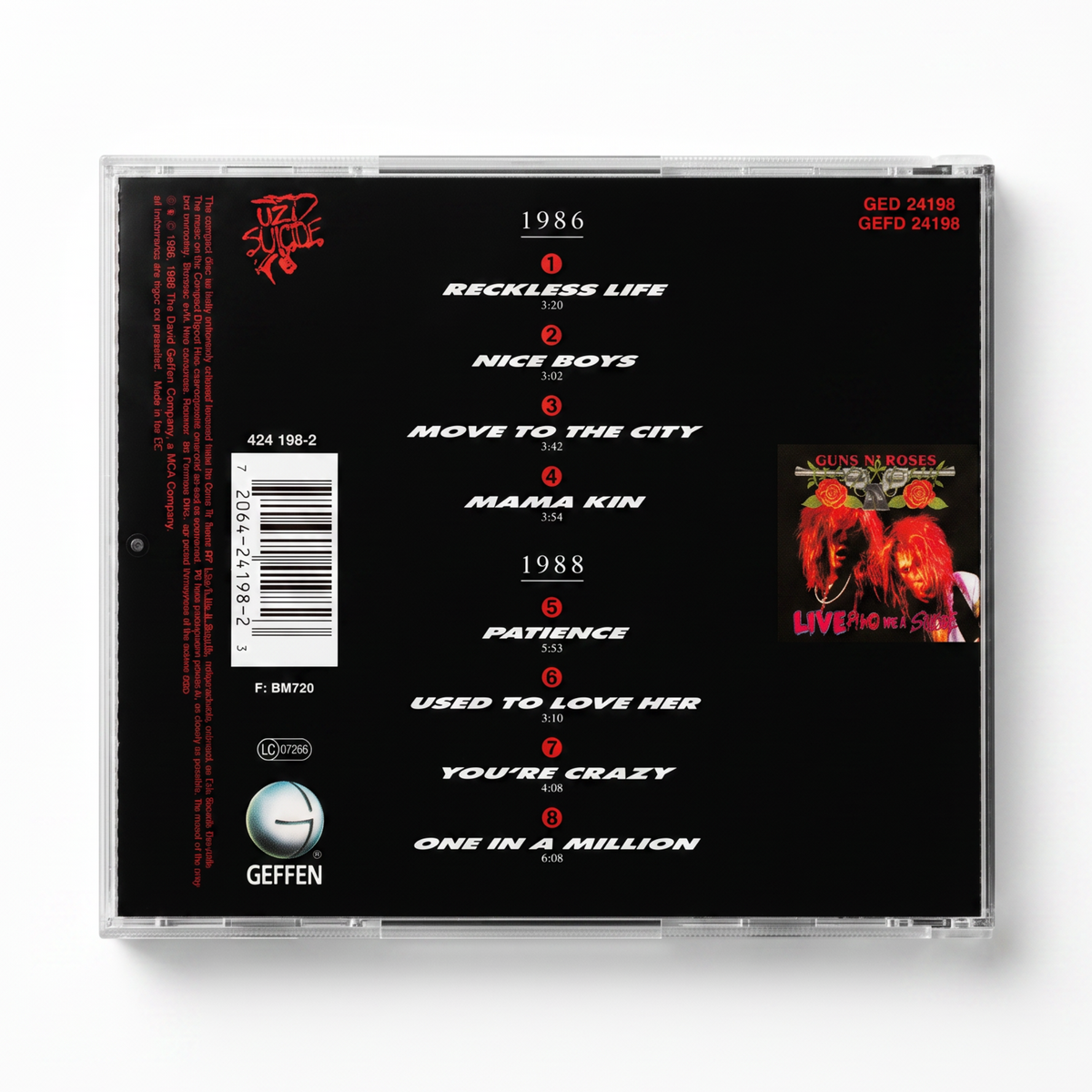 CD Guns N' Roses - G N' R Lies