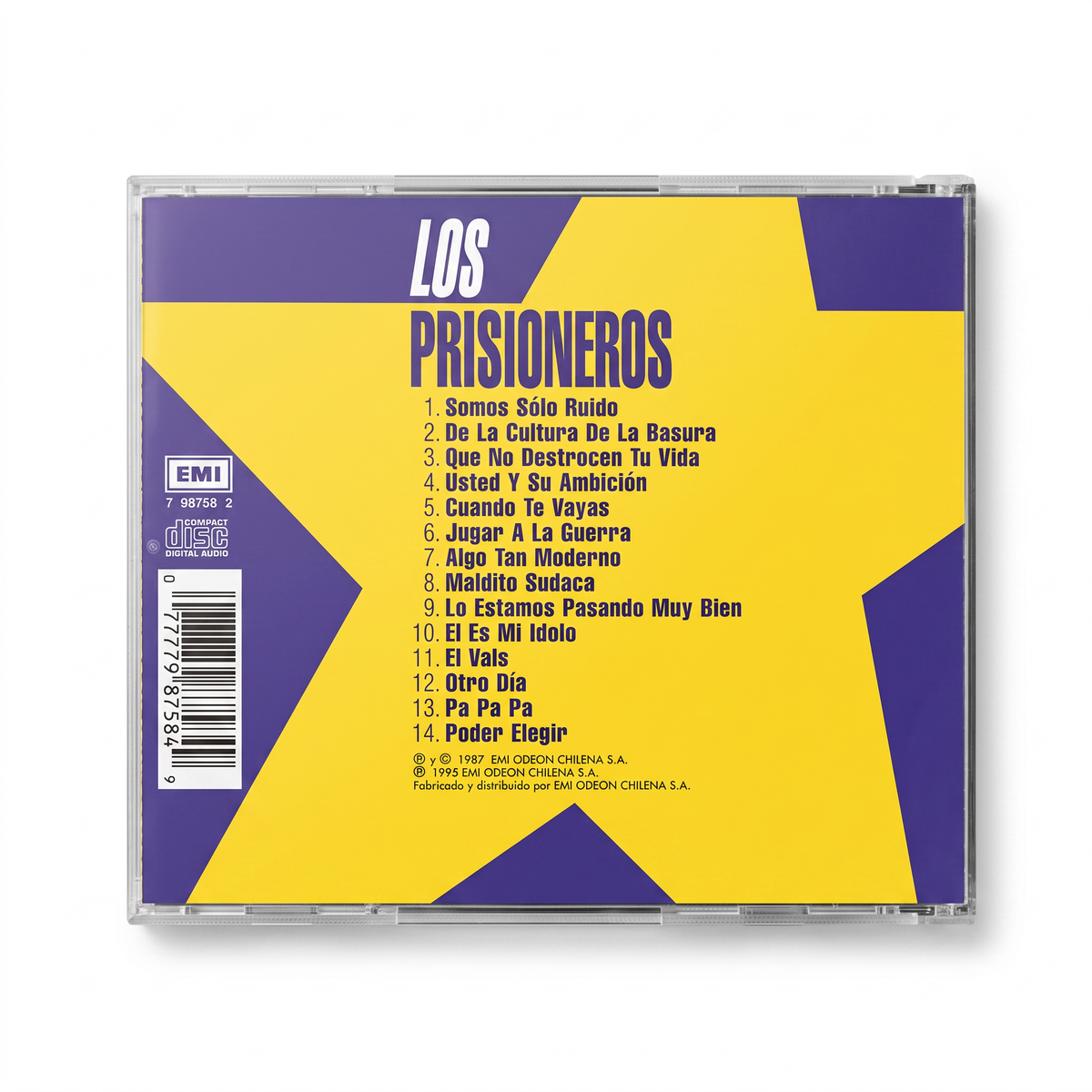 CD Los Prisioneros - La Cultura de la Basura