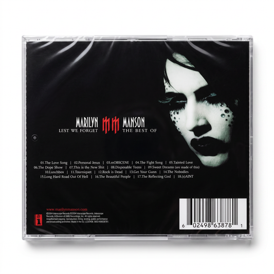 CD Marilyn Manson - Lest We Forget: The Best Of