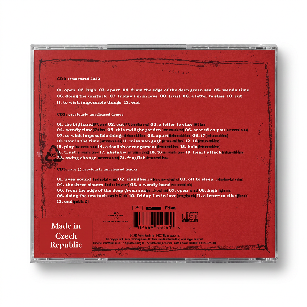 CD The Cure - Wish 30th Anniversary