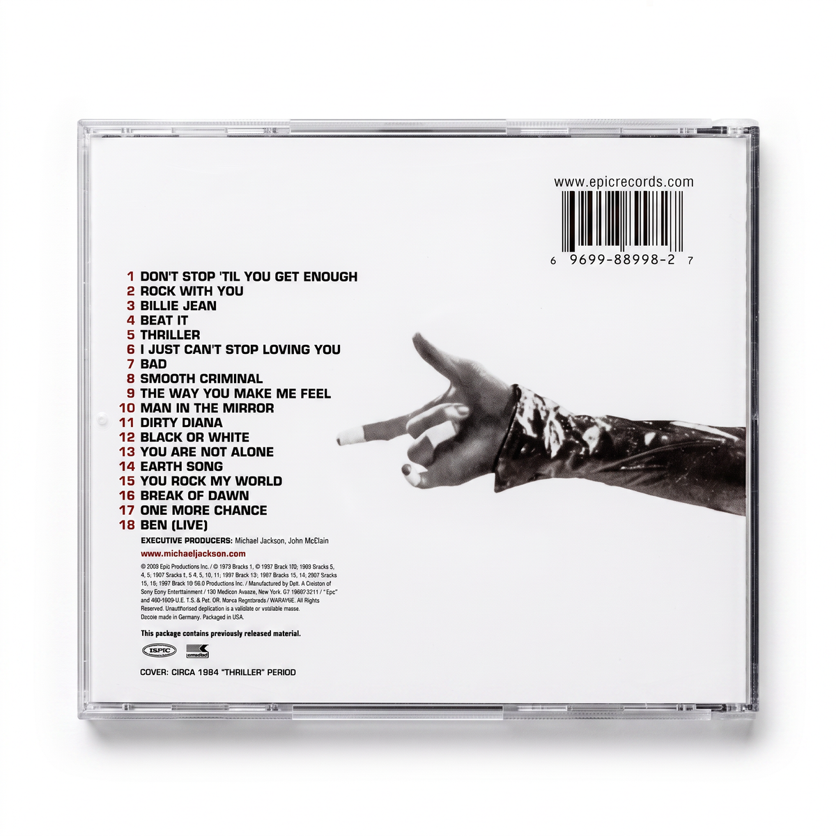 CD Michael Jackson - Number Ones