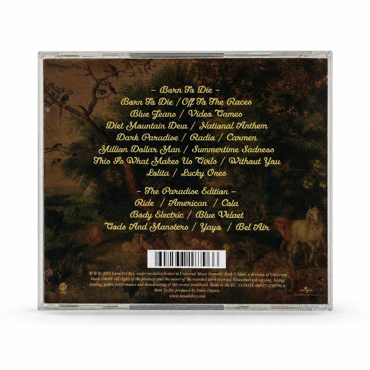 CD Lana del Rey - Bon to Die The Paradise Edition