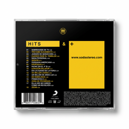 CD Soda Stereo - Me verás volver (Hits & +)