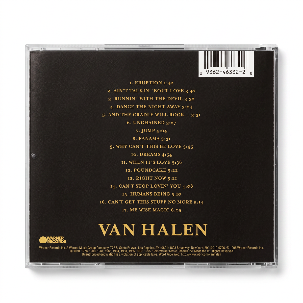 CD Van Halen - Best of Volume I