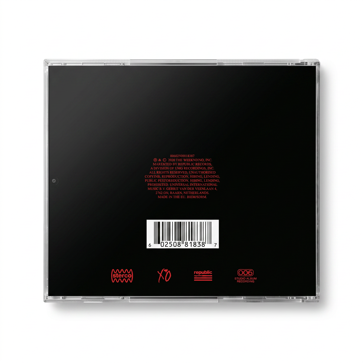 CD The Weeknd - After Hours