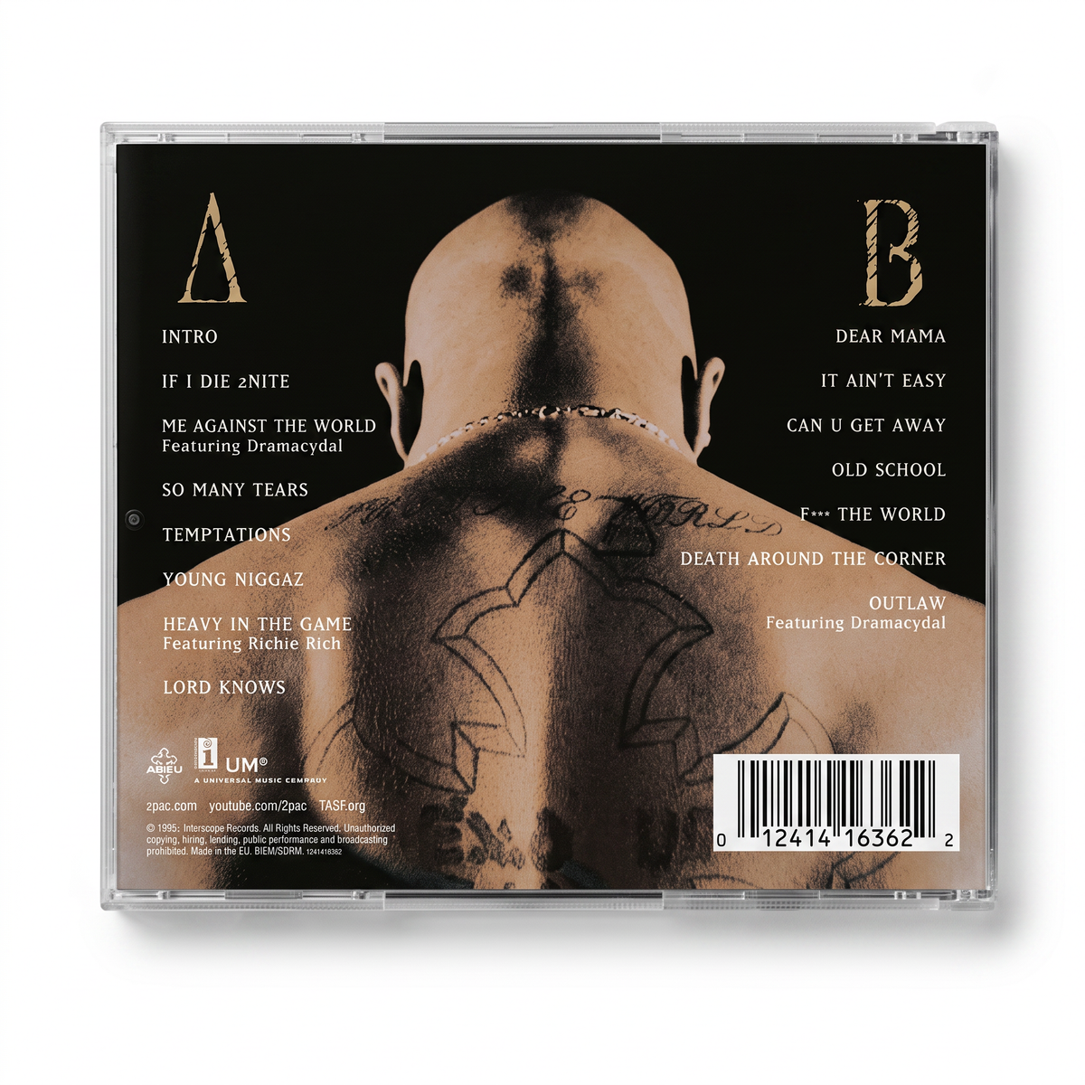 CD 2Pac - Me Against the World