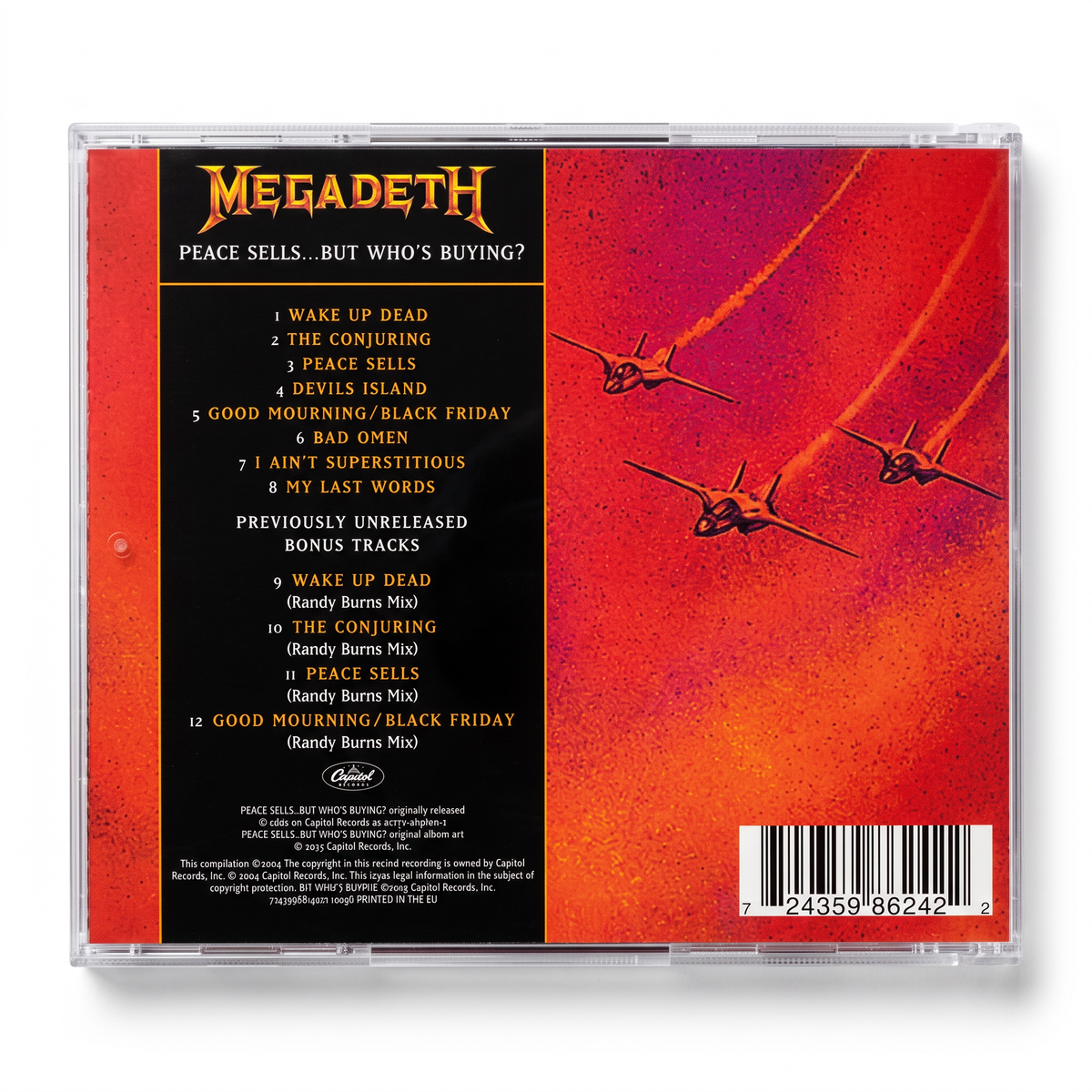 CD Megadeth  - Peace Sells... But Who's Buying?