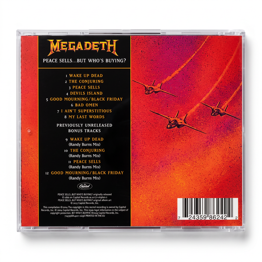 CD Megadeth  - Peace Sells... But Who's Buying?