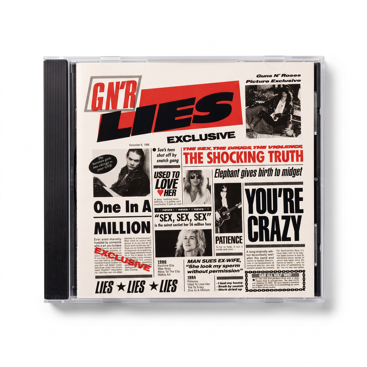 CD Guns N' Roses - G N' R Lies