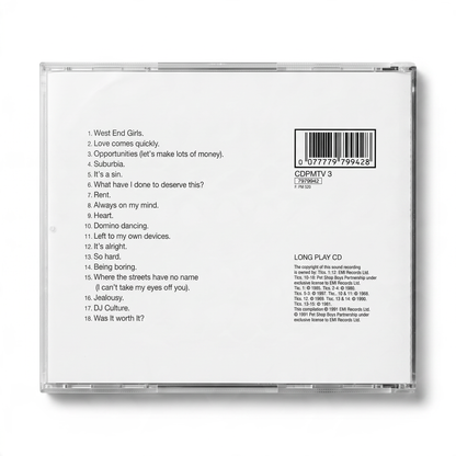 CD Pet Shop Boys - Discography: The Complete Singles Collection