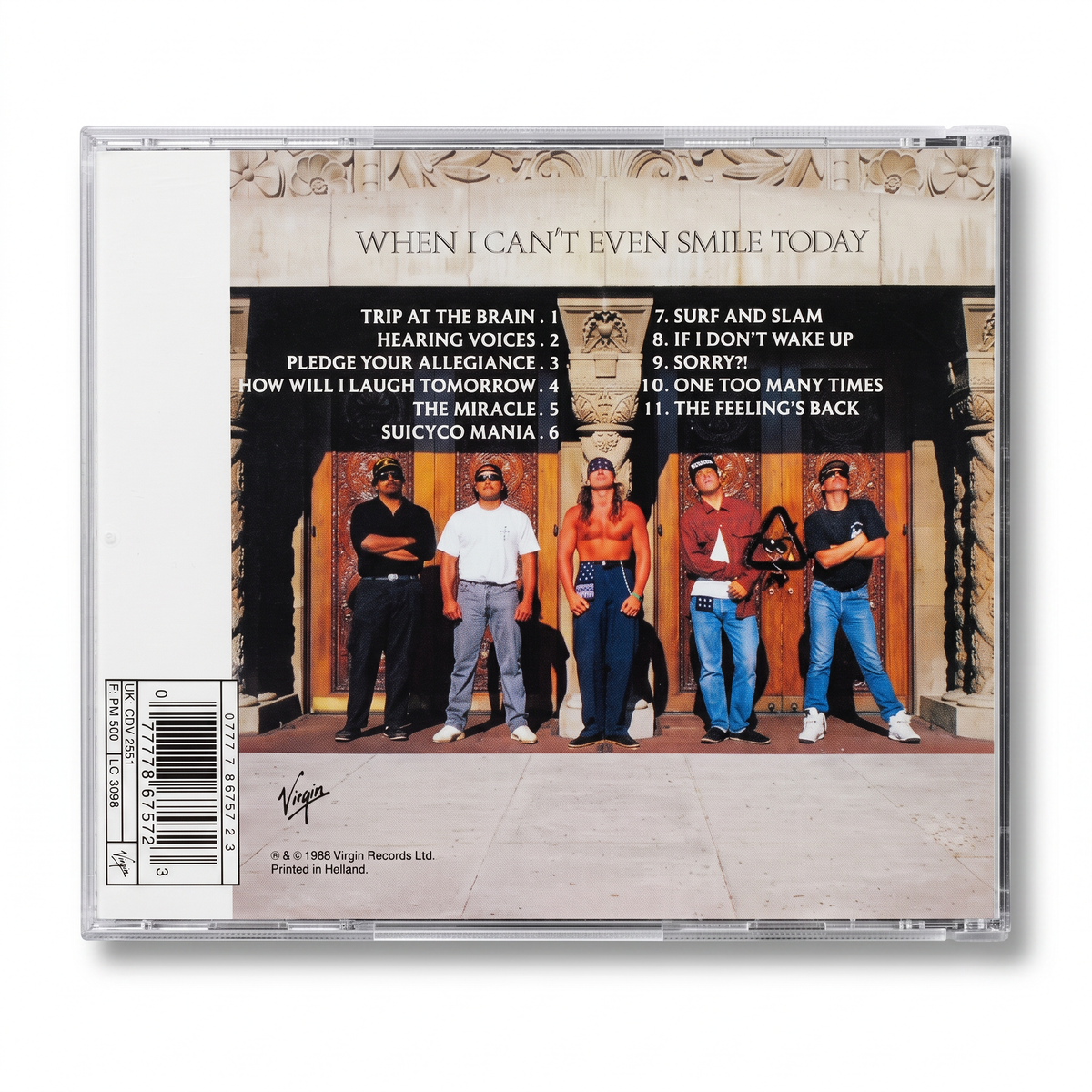 CD Suicidal Tendencies - How Will I Laugh Tomorrow When I Can't Even Smile Today?