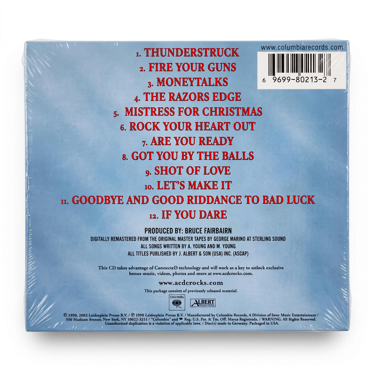 CD AC/DC - The Razors Edge
